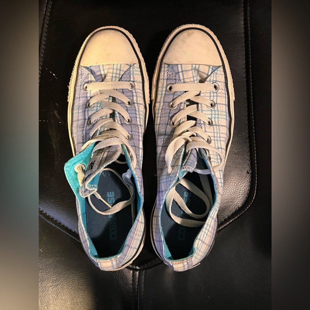 Converse all Star Size 7M Shoes Blue Low Top Fabric 113960F